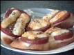 Cheese and Salami topped Baguettes